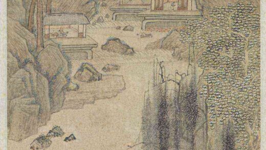 元张雨仿郑虔林亭秋爽图轴.jpg