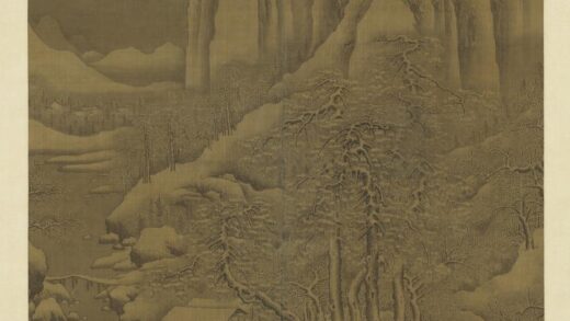 元朱德润雪溪归棹轴.jpg