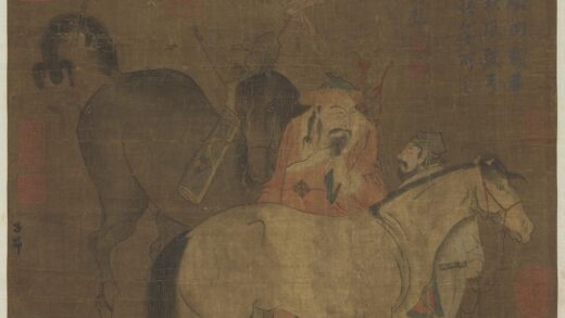 元赵孟俯画马轴.jpg