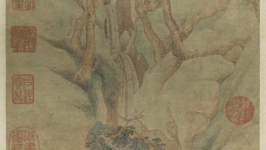 元赵孟俯观泉图轴.jpg