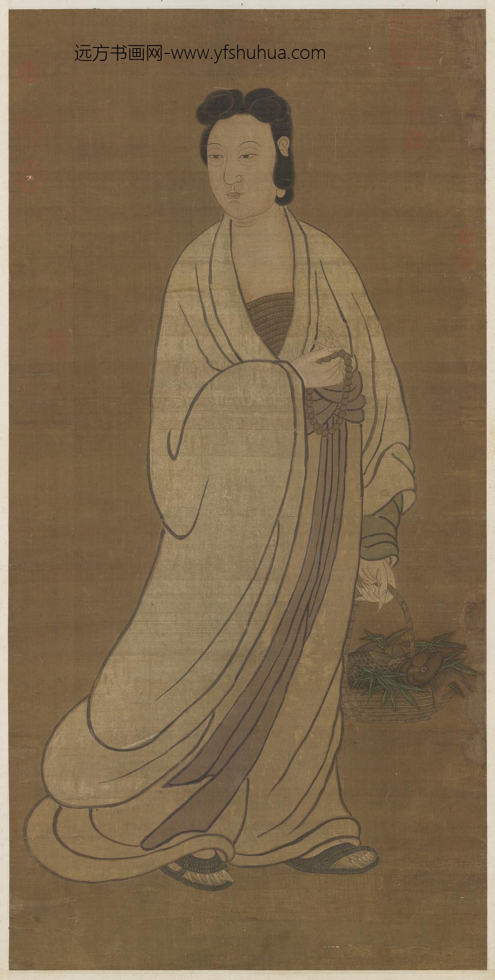 元赵孟俯鱼篮大士像