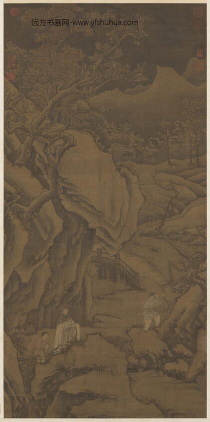 元赵雍画小春熙景轴.jpg