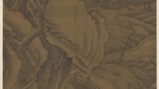元赵雍画小春熙景轴.jpg
