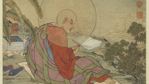 元颜辉月下补经图轴.jpg