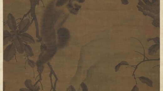 元颜辉画猿轴.jpg