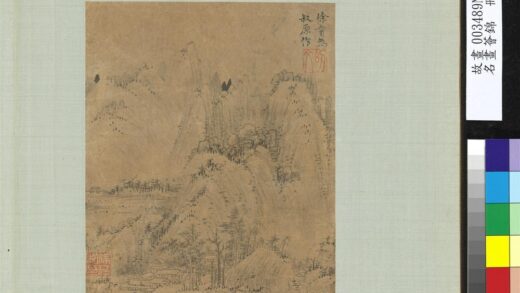 名画荟锦册明徐贲疏树竹屋.jpg
