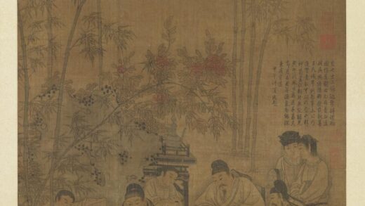 唐阎立本竹林五君图轴.jpg