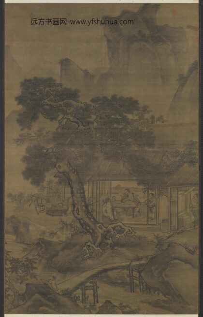 宋夏珪山居留客图轴.jpg