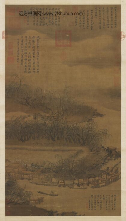 宋夏珪西湖柳艇图轴.jpg