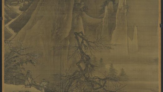 宋夏珪雪屐探梅图轴.jpg