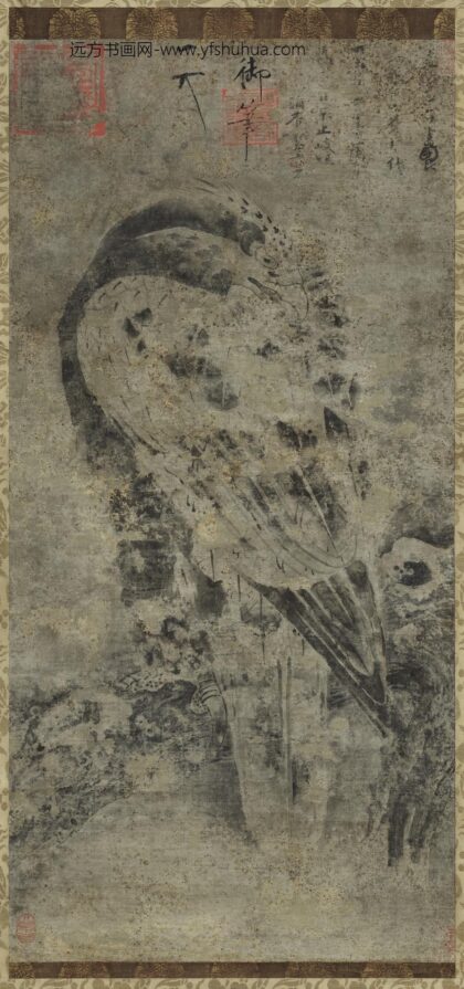 宋徽宗画鹰轴宋徽宗画鹰轴.jpg