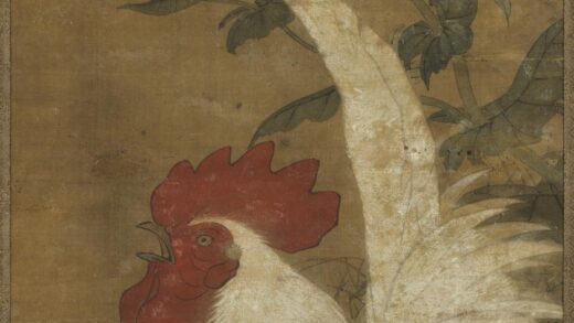 宋徽宗雌雄白鸡图轴宋徽宗雌雄白鸡图轴.jpg