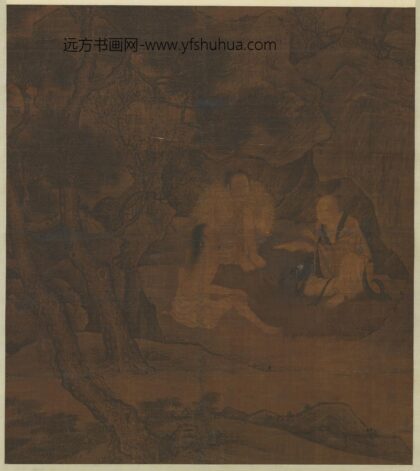 宋燕文贵三仙授简轴.jpg