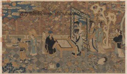 宋缂丝谢安赌墅图轴.jpg