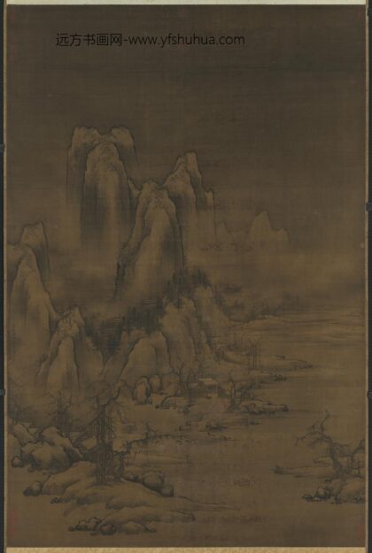 宋许道宁雪溪渔父轴.jpg