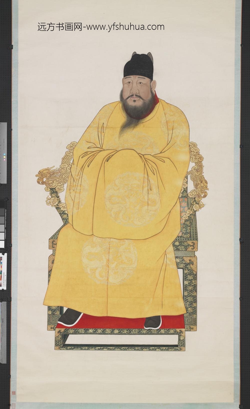 明宣宗坐像（二）轴