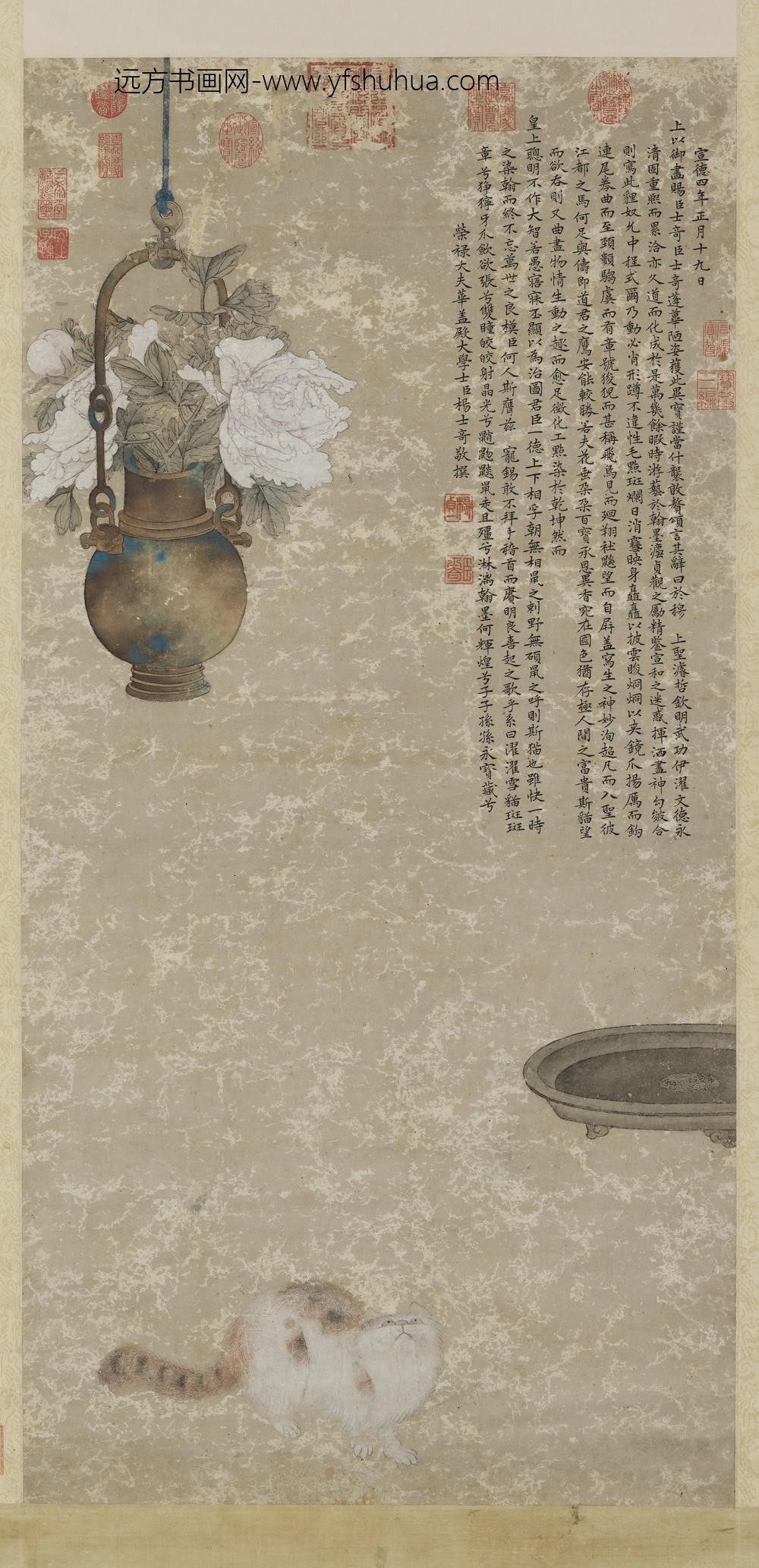 明宣宗壶中富贵图轴