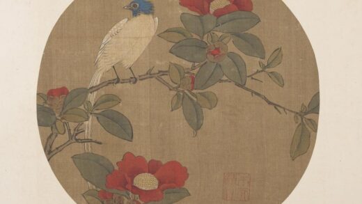 明宣德宝绘册寿带茶花.jpg
