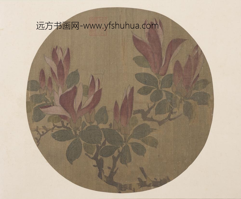 明宣德宝绘册辛夷花
