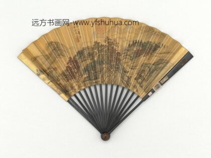 明尤求画秋山图成扇 1.jpg