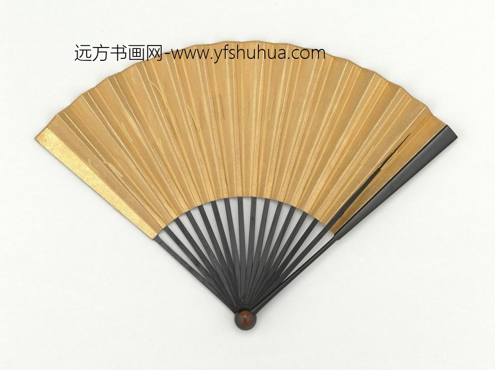 明尤求画秋山图成扇