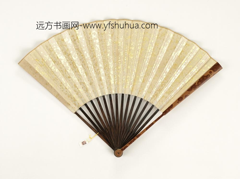明张复画山水成扇-