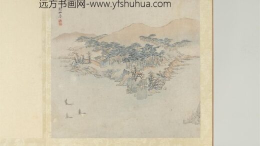 明张宏包山十景册对山亭.jpg
