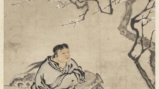 明张宏应真观梅图轴.jpg