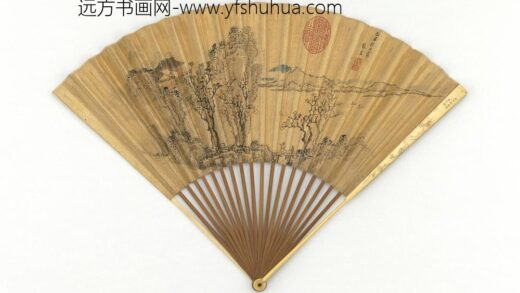 明张宏画秋林成扇 1.jpg
