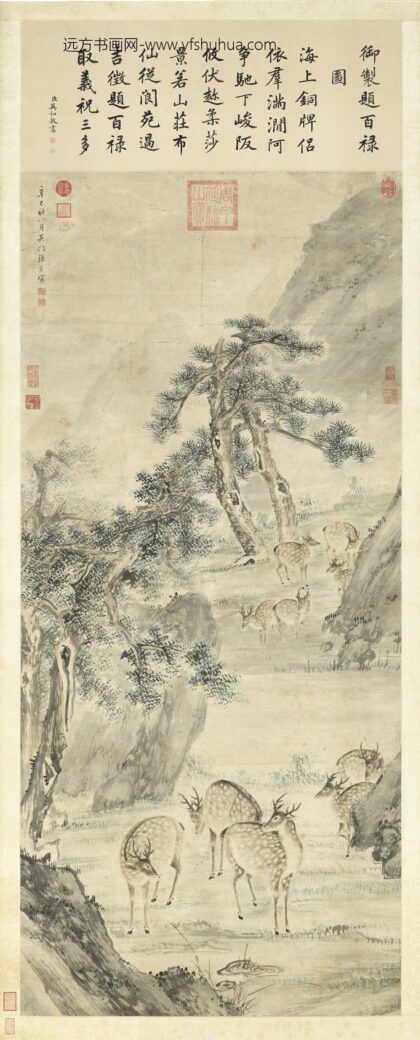 明张宏百禄图轴.jpg