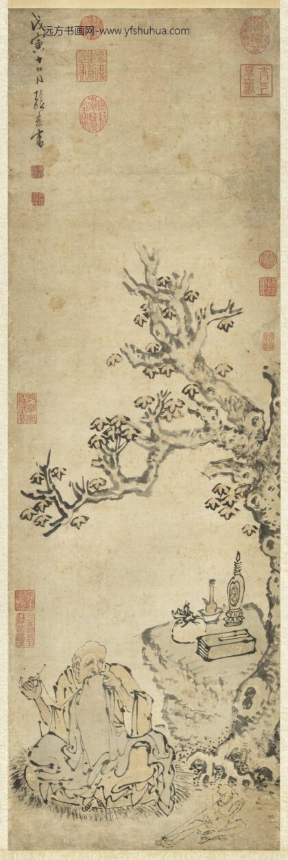 明张宏补衲图轴.jpg