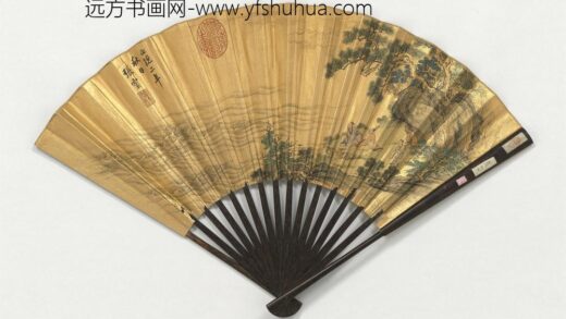 明张灵画观泉图成扇 1.jpg