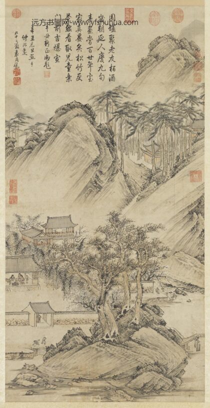 明袁尚统岁朝图轴.jpg