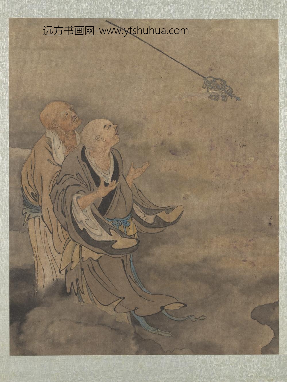 明郑重十八应真像册应真像（八）