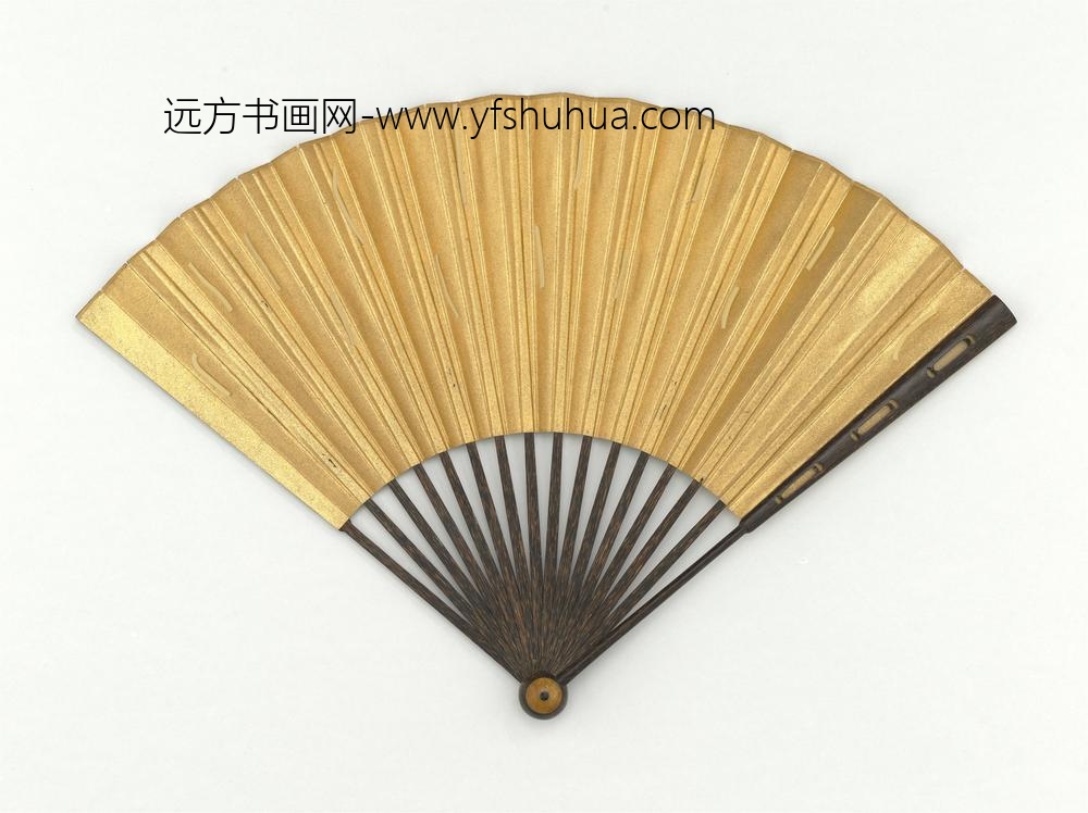明郑重画秋树高关成扇