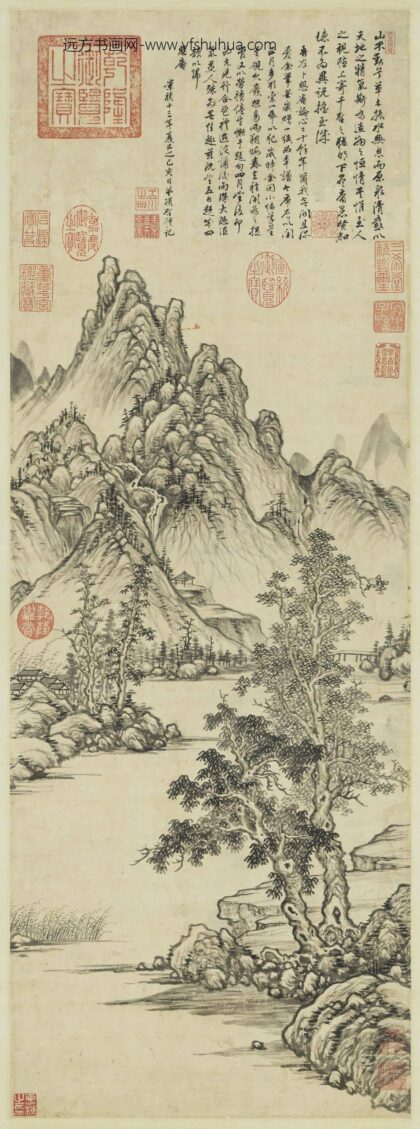 明项圣谟山水轴.jpg