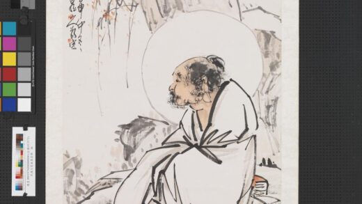 民国王震无量寿佛轴.jpg