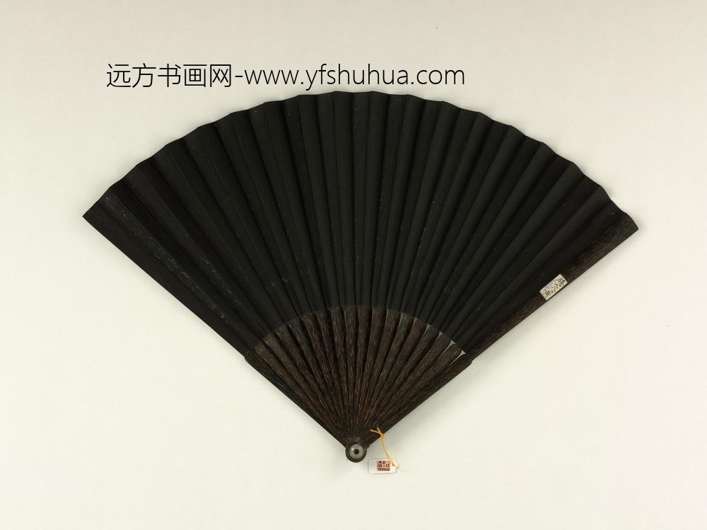 清于敏中书乾隆御制咏奇石蜜食成扇-