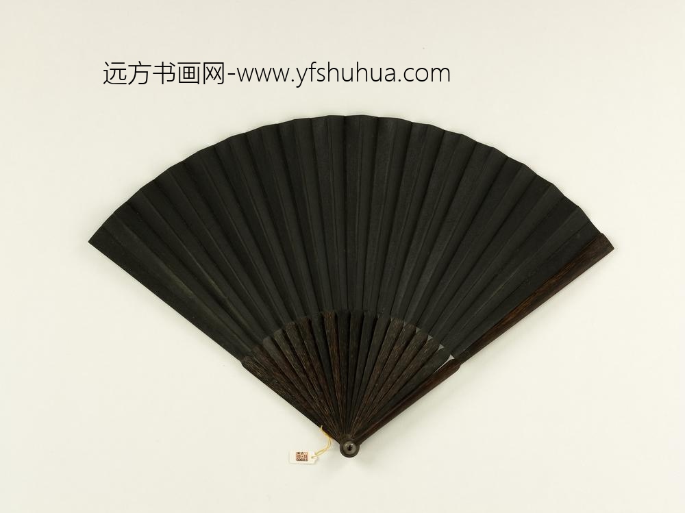 清于敏中书乾隆御制塔山南面记成扇-