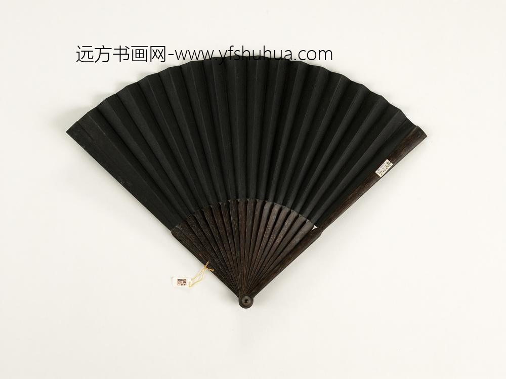 清于敏中书乾隆御制塔山西面记成扇