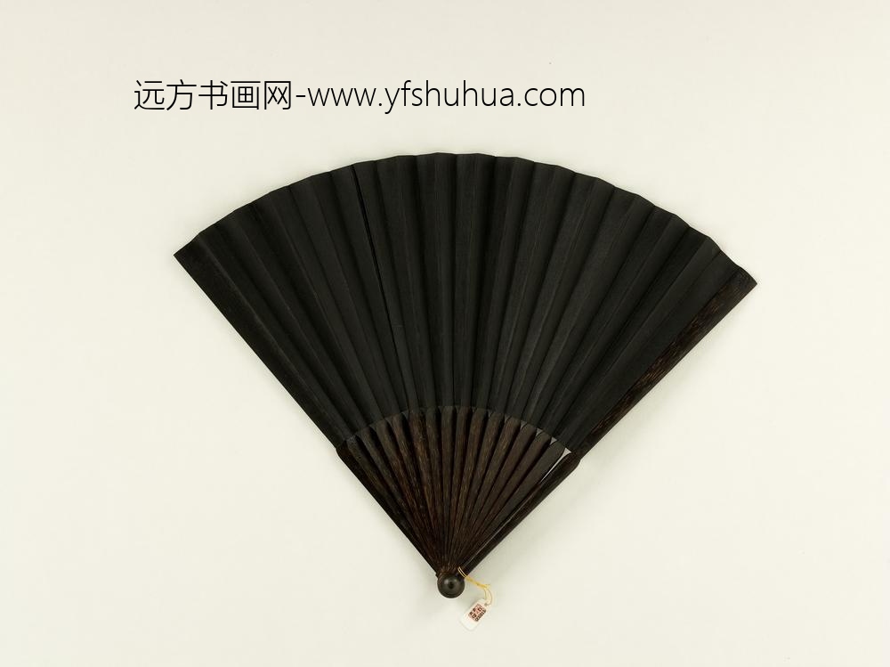 清于敏中书乾隆御制文源阁记成扇-