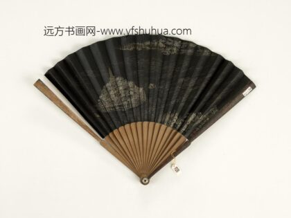 清于敏中书乾隆御制试中冷泉方琮画山水成扇 1.jpg