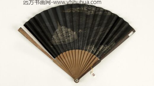 清于敏中书乾隆御制试中冷泉方琮画山水成扇 1.jpg