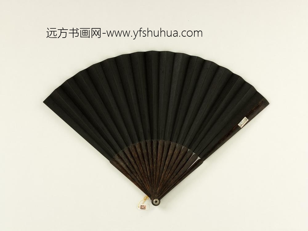 清于敏中书乾隆御制题自得轩紫藤诗成扇-