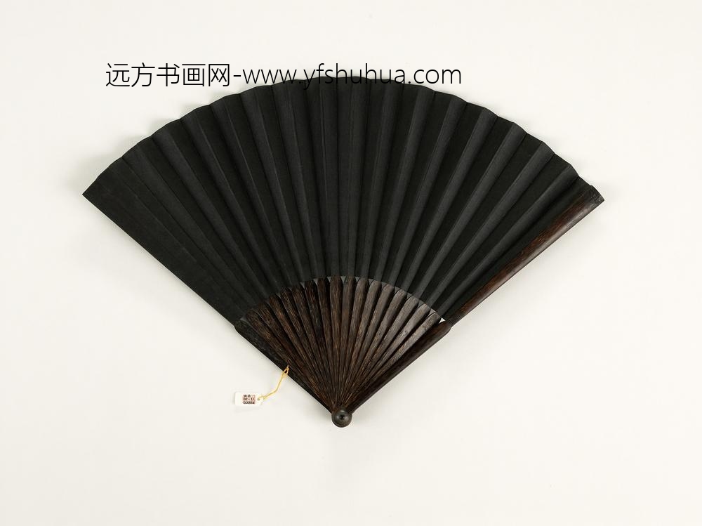 清于敏中书御制文津阁记成扇