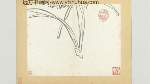 清传綮写生册水仙.jpg