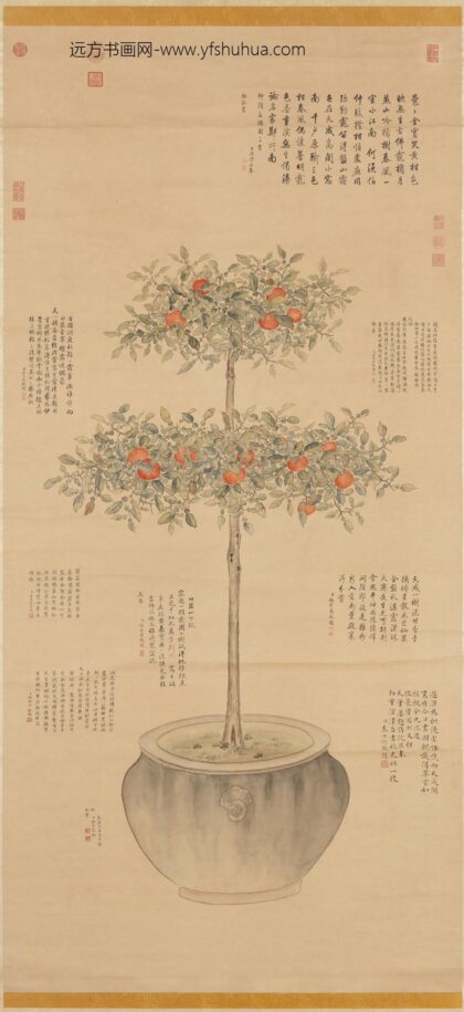 清余省仿御笔盆橘图轴.jpg