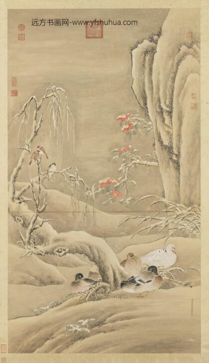 清余省花卉轴.jpg