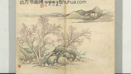 清俞榕山水册山水三.jpg