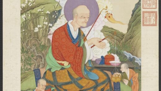 清姚文瀚画第一阿迎阿机达尊者轴.jpg